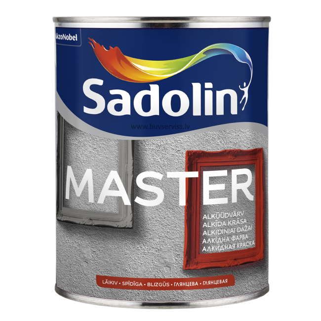 Sadolin MASTER spīdīga, balta BW 1 L